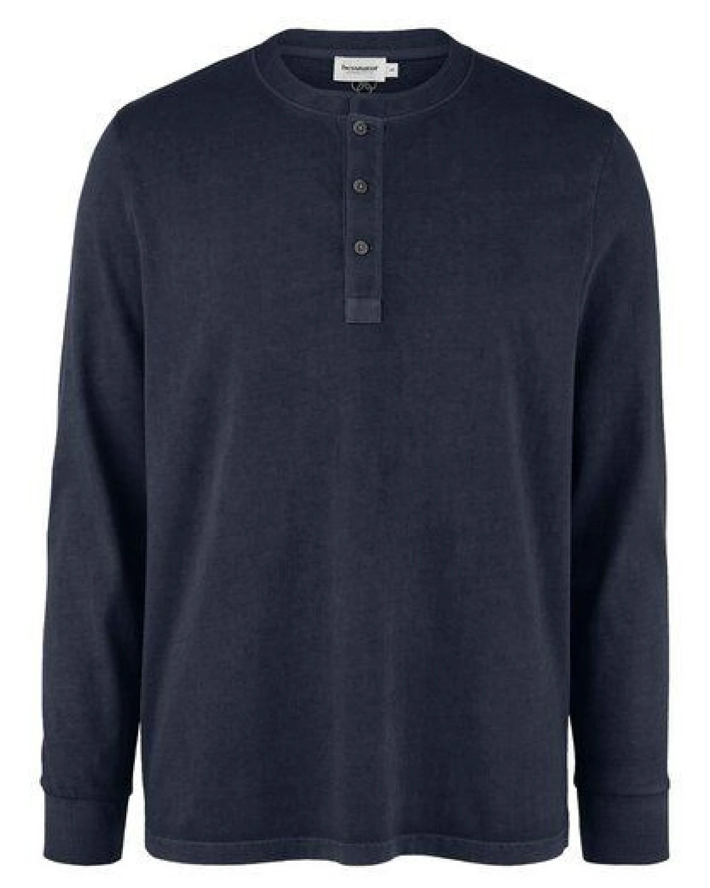 hessnatur Henley Longsleeve Relaxed aus reiner Bio-Baumwolle – Ansicht 3