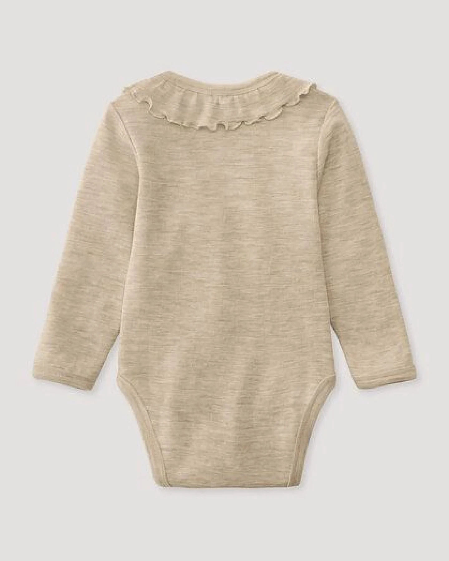 hessnatur Langarmbody Pointelle aus reiner Bio-Merinowolle – Ansicht 3