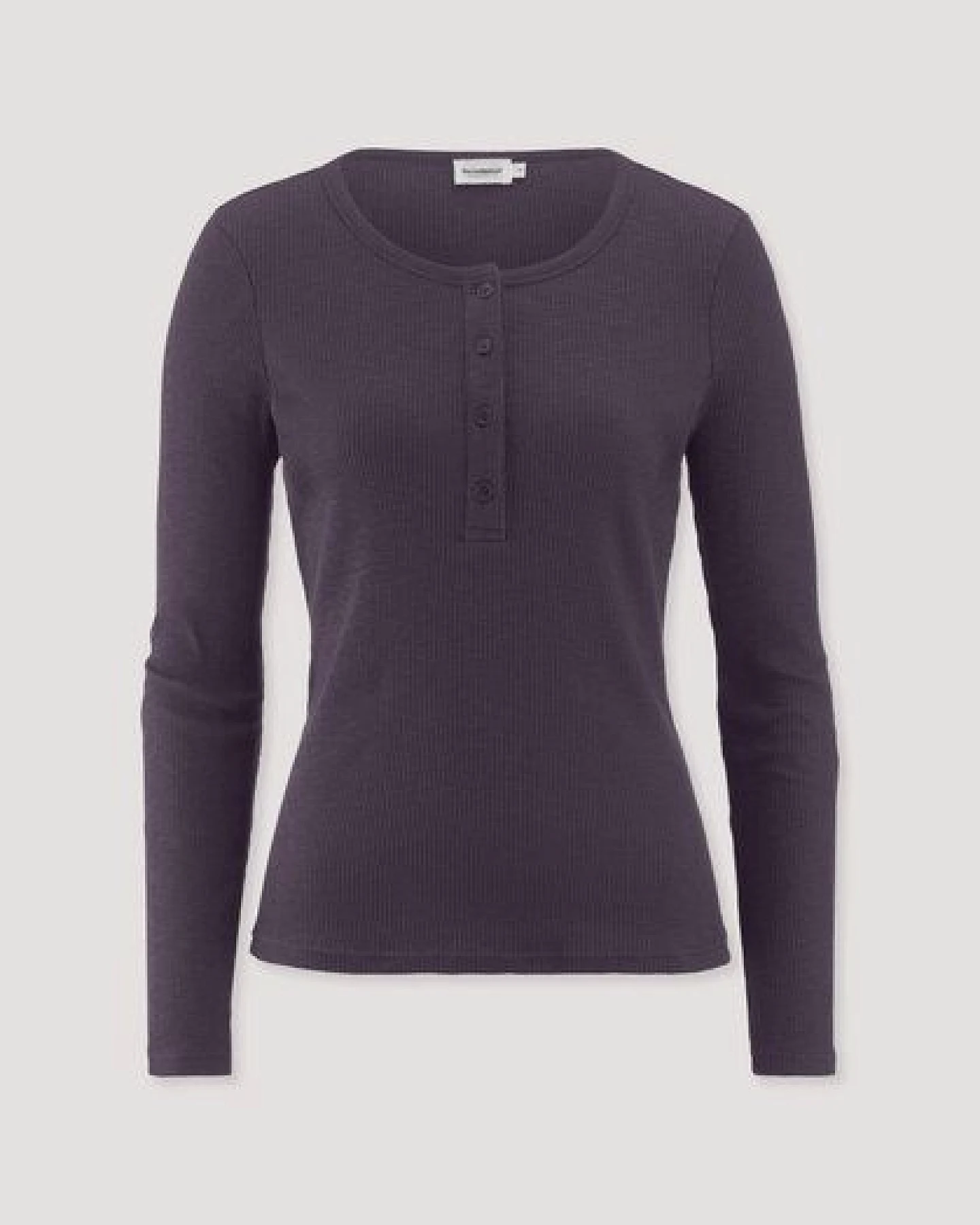 hessnatur Longsleeve Henley Slim aus Bio-Baumwolle – Ansicht 4