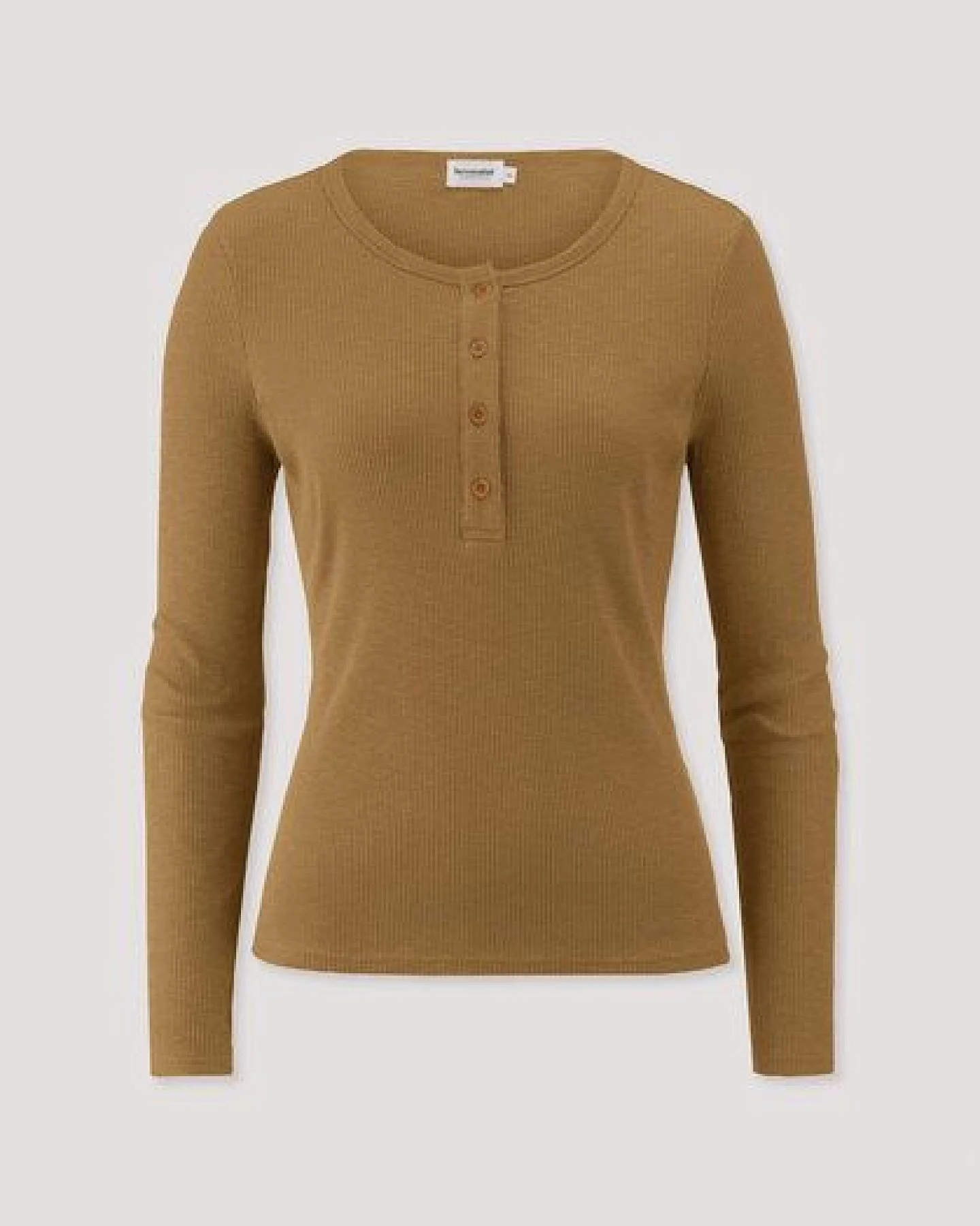 hessnatur Longsleeve Henley Slim aus Bio-Baumwolle – Ansicht 4