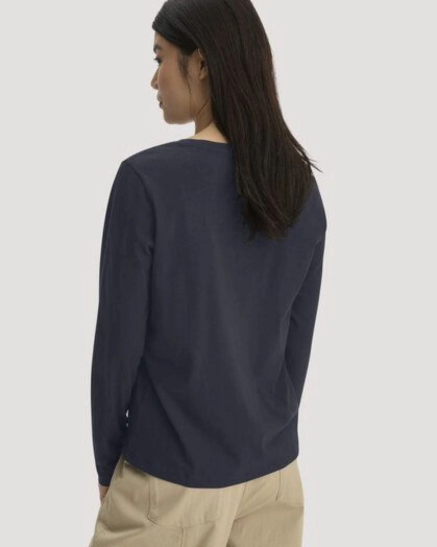 hessnatur Longsleeve Relaxed aus Regenerative Organic Cotton (ROC) – Ansicht 2