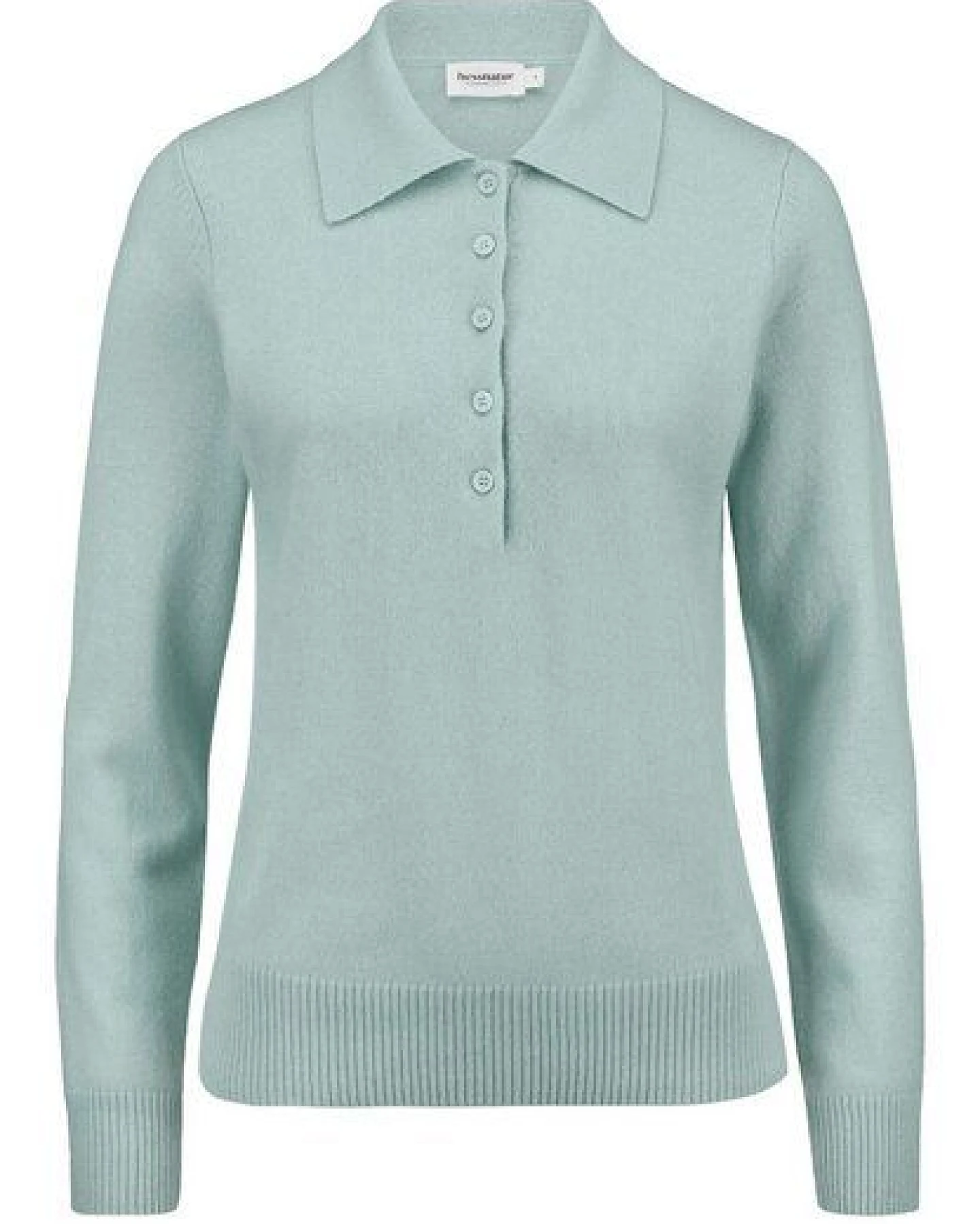 hessnatur Polo-Pullover Regular aus Bio-Schurwolle mit Cahsmere – Ansicht 3