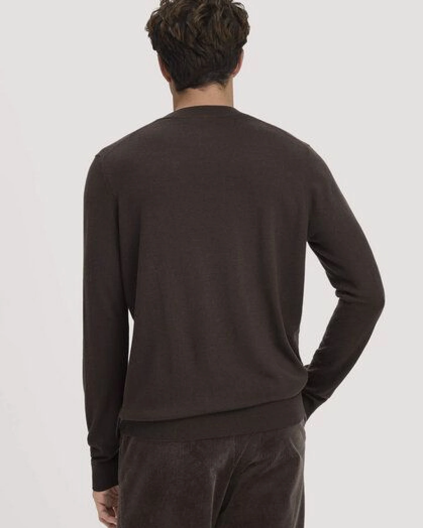 hessnatur Pullover Regular aus reiner Bio-Merinowolle – Ansicht 2