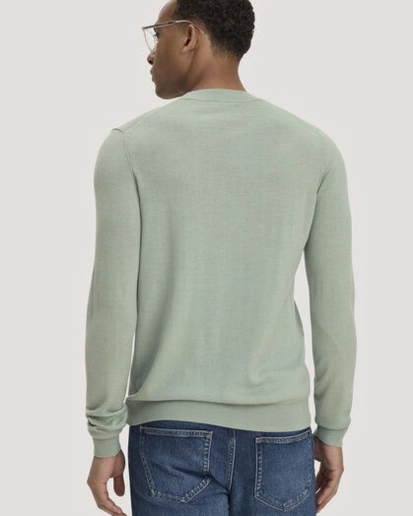 hessnatur Pullover Regular aus reiner Bio-Merinowolle – Ansicht 2