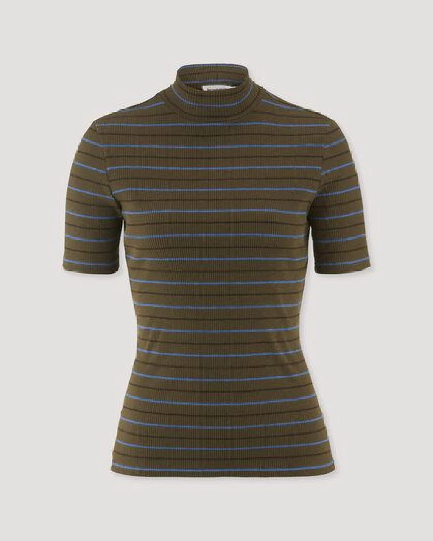 hessnatur Slubrib Streifen T-Shirt Slim aus Bio-Baumwolle – Ansicht 4