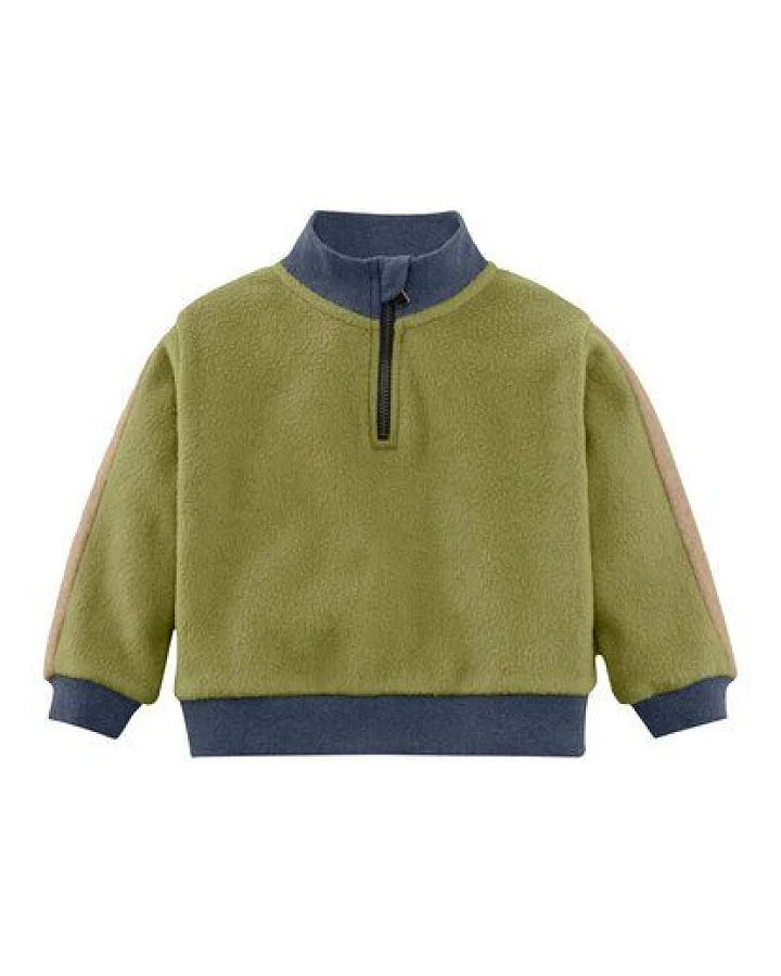 hessnatur Softfleece Troyer aus reiner Bio-Baumwolle