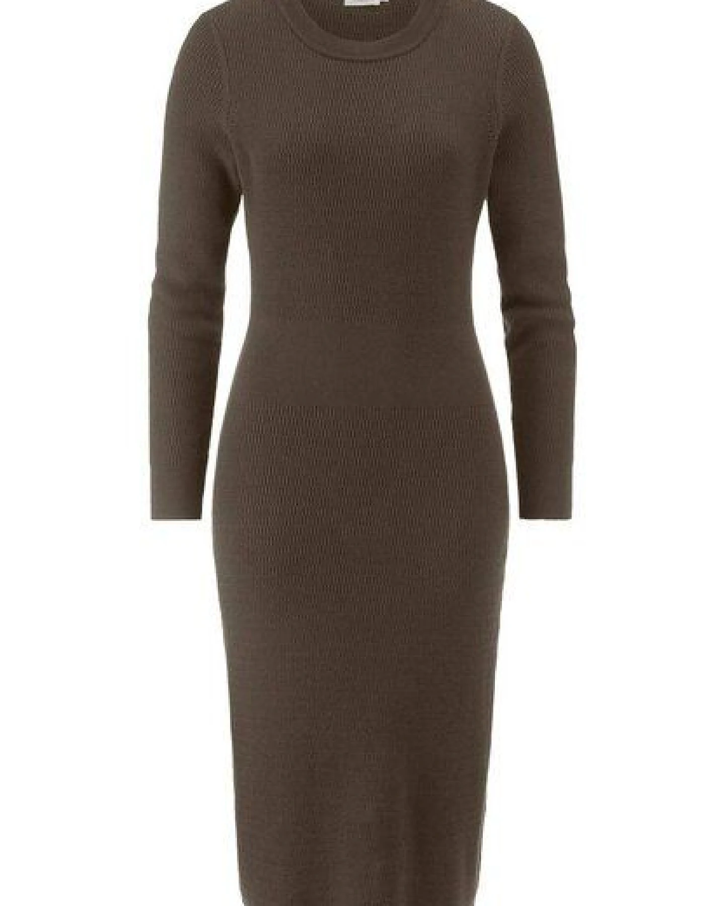 hessnatur Strick Kleid Regular aus Bio-Baumwolle mit Bio-Merinowolle – Ansicht 3