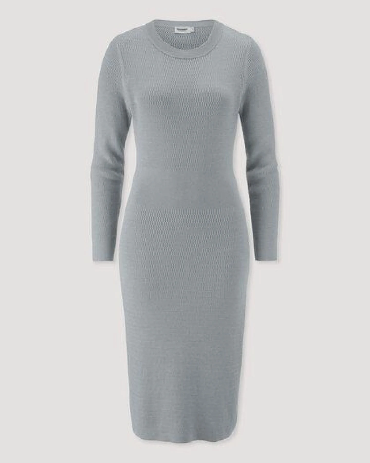 hessnatur Strick Kleid Regular aus Bio-Baumwolle mit Bio-Merinowolle – Ansicht 4