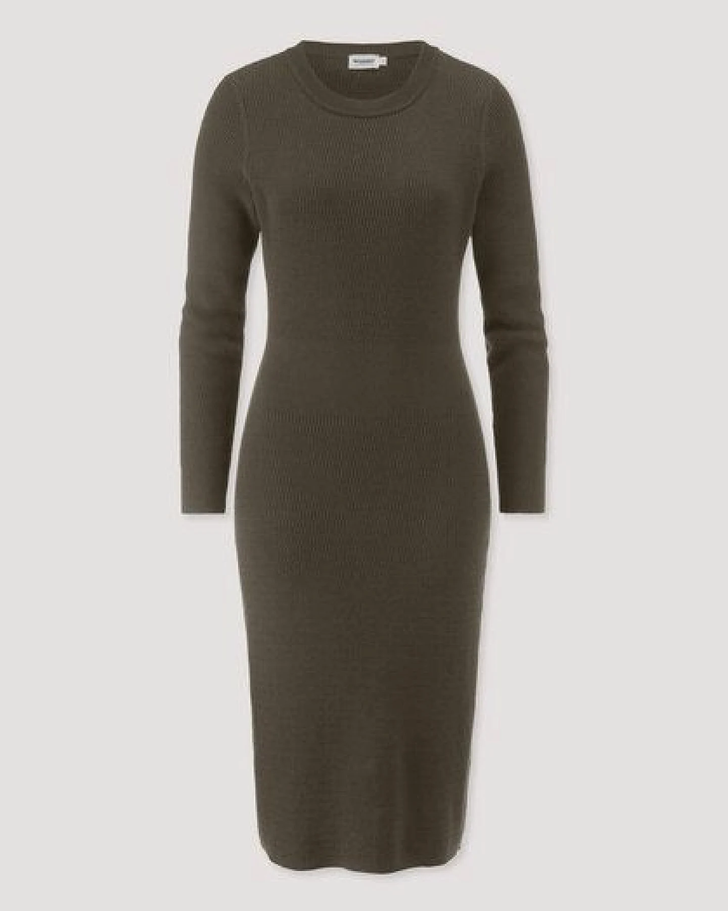 hessnatur Strick Kleid Regular aus Bio-Baumwolle mit Bio-Merinowolle – Ansicht 4