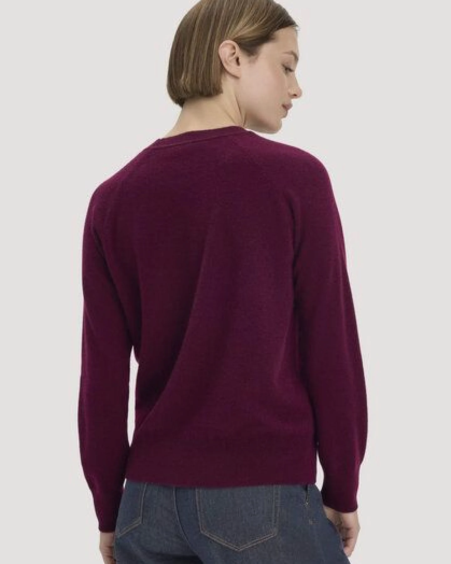 hessnatur Strick Pullover Relaxed aus Cashmere mit Recycling-Anteil – Ansicht 2