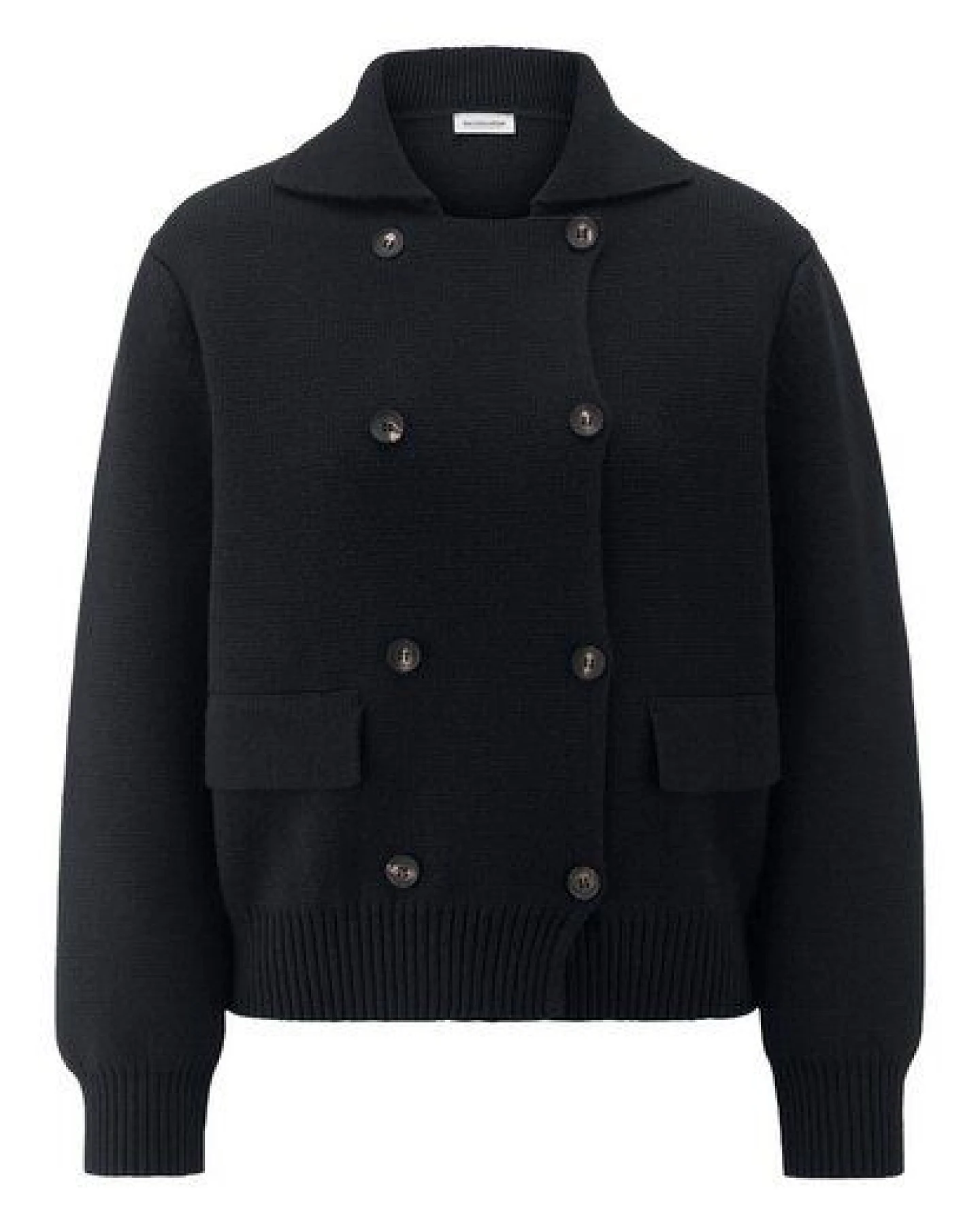 hessnatur Strickjacke Relaxed aus Bio-Baumwolle mit Schurwolle – Ansicht 3