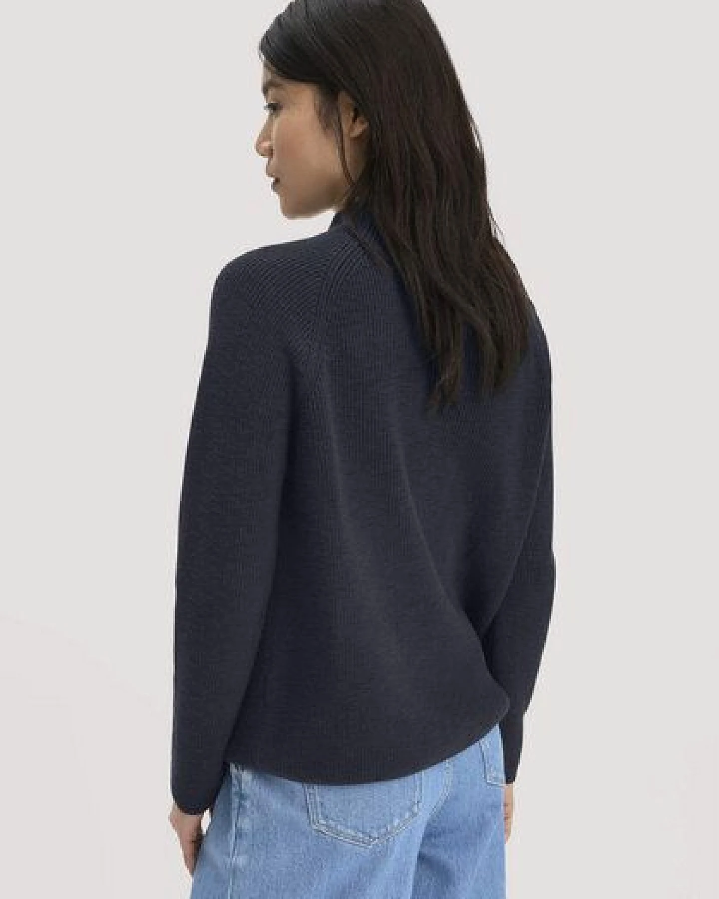 hessnatur Strickpullover Relaxed aus reiner Bio-Baumwolle – Ansicht 2