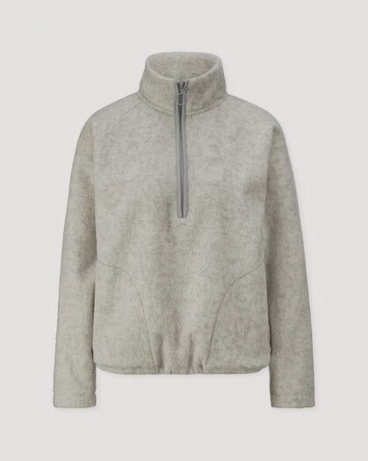 hessnatur Wollfleece Troyer Relaxed aus reiner Bio-Merinowolle – Ansicht 4