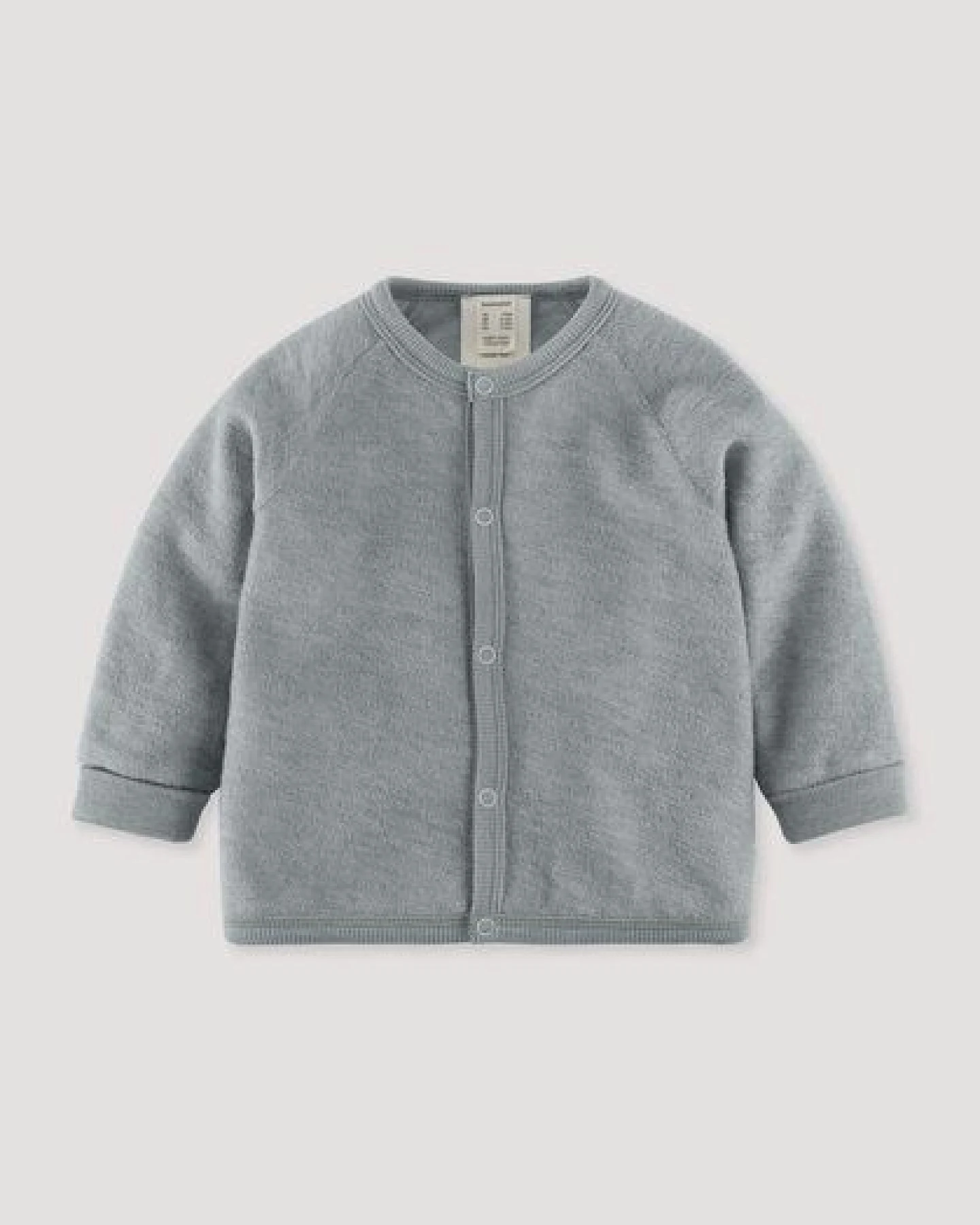 hessnatur Wollfrottee Jacke aus reiner Bio-Merinowolle – Ansicht 2