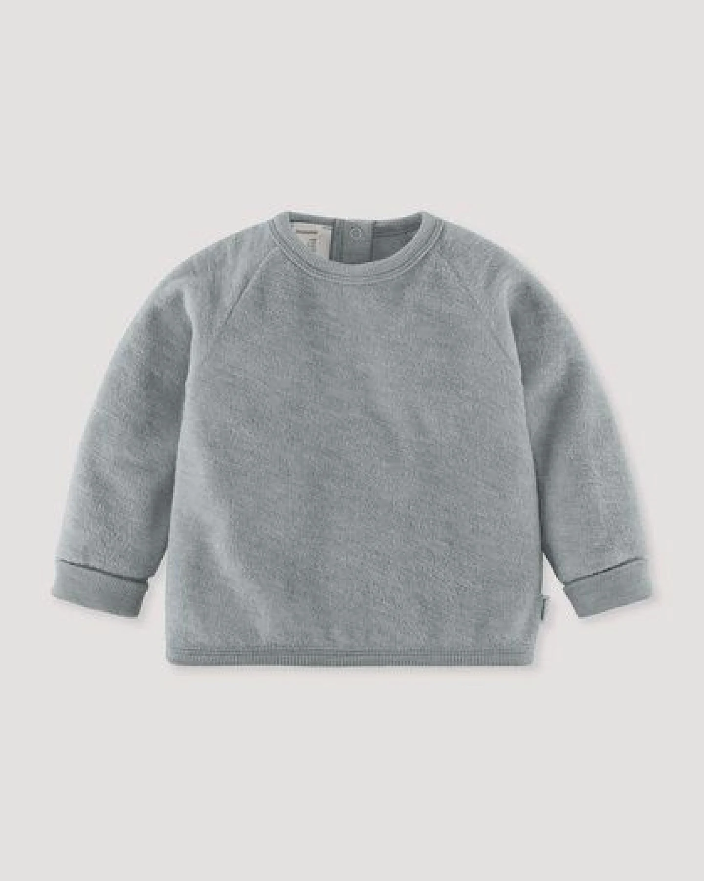 hessnatur Wollfrottee Sweatshirt Raglan aus reiner Bio-Merinowolle – Ansicht 2