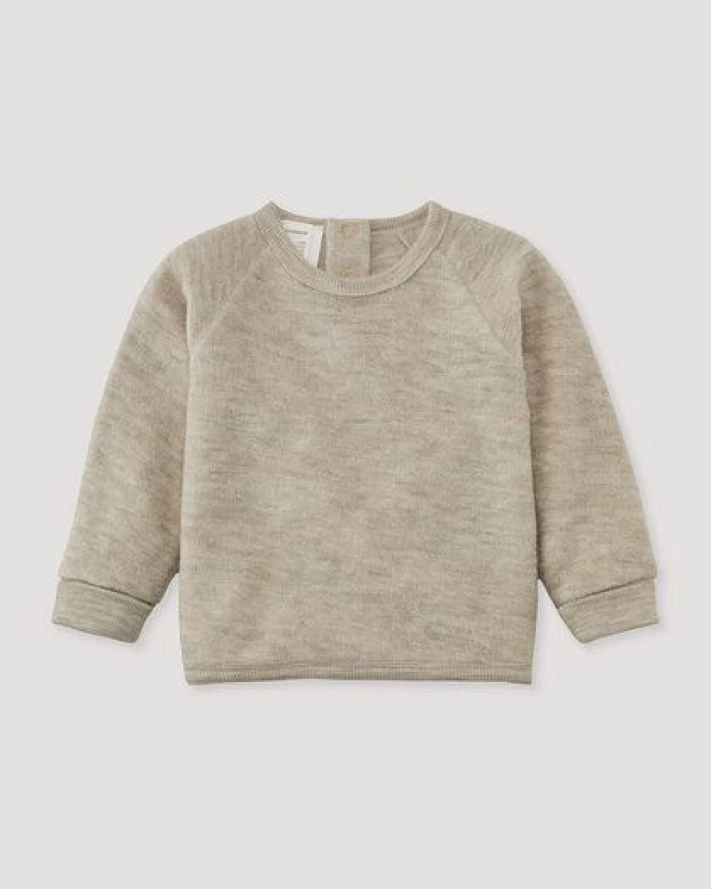 hessnatur Wollfrottee Sweatshirt Raglan aus reiner Bio-Merinowolle – Ansicht 2
