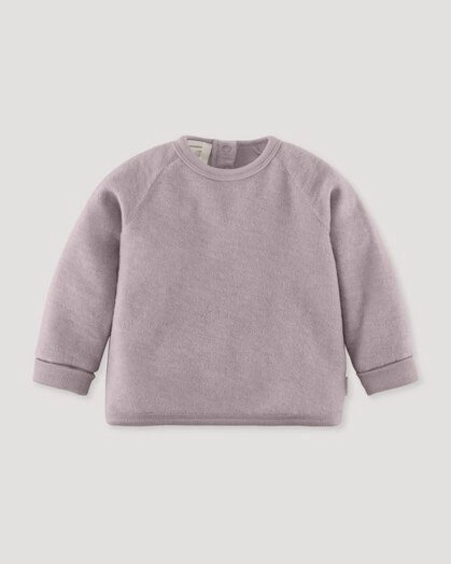 hessnatur Wollfrottee Sweatshirt Raglan aus reiner Bio-Merinowolle – Ansicht 2