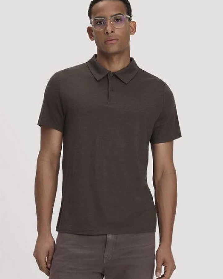 hessnatur Wollshirt Polo Regular aus reiner Bio-Merinowolle