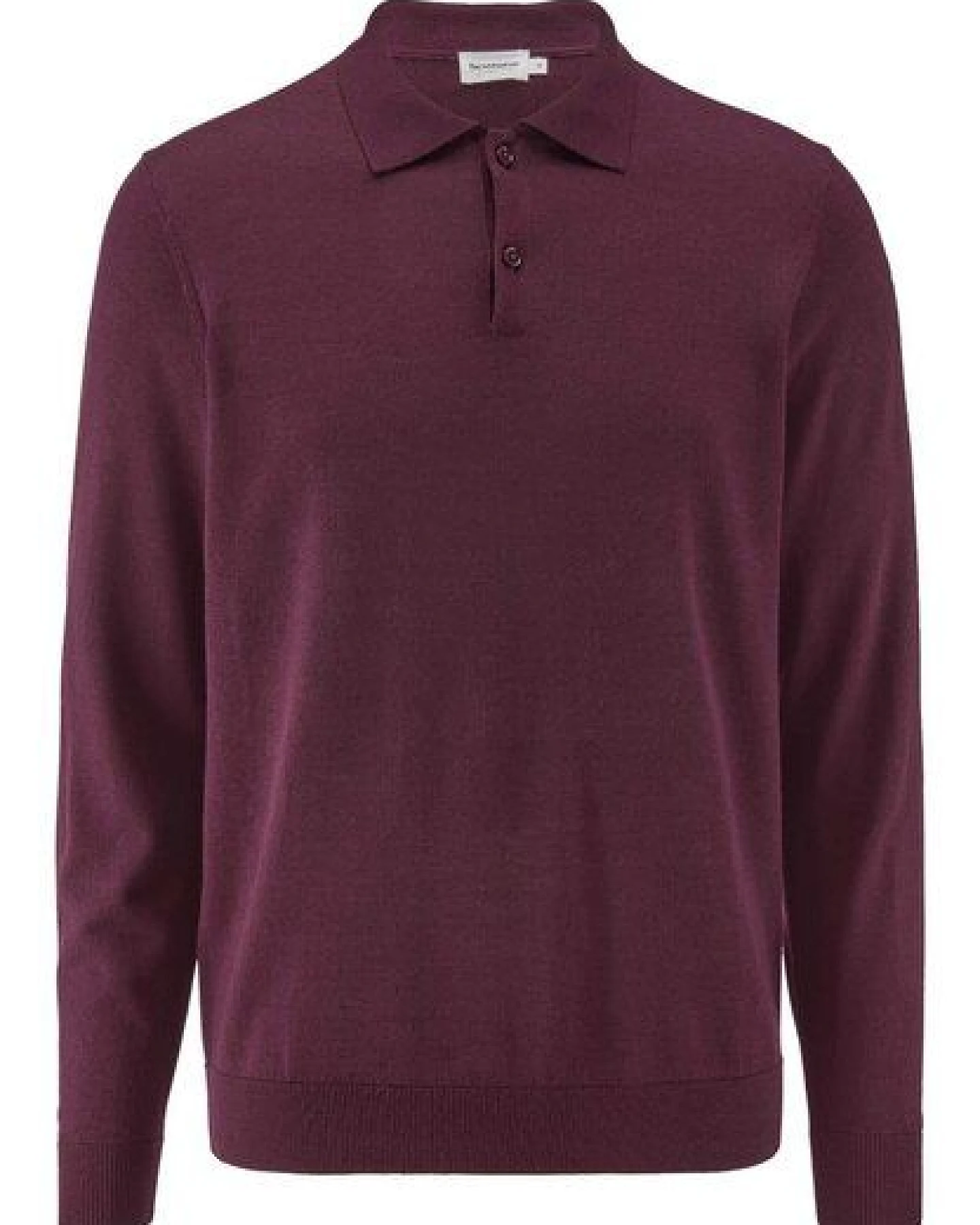 hessnatur Strick Polo Regular aus reiner Bio-Merinowolle – Ansicht 3