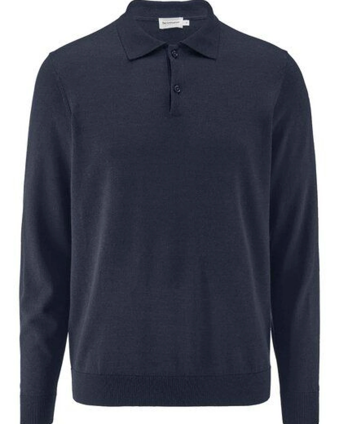hessnatur Strick Polo Regular aus reiner Bio-Merinowolle – Ansicht 3