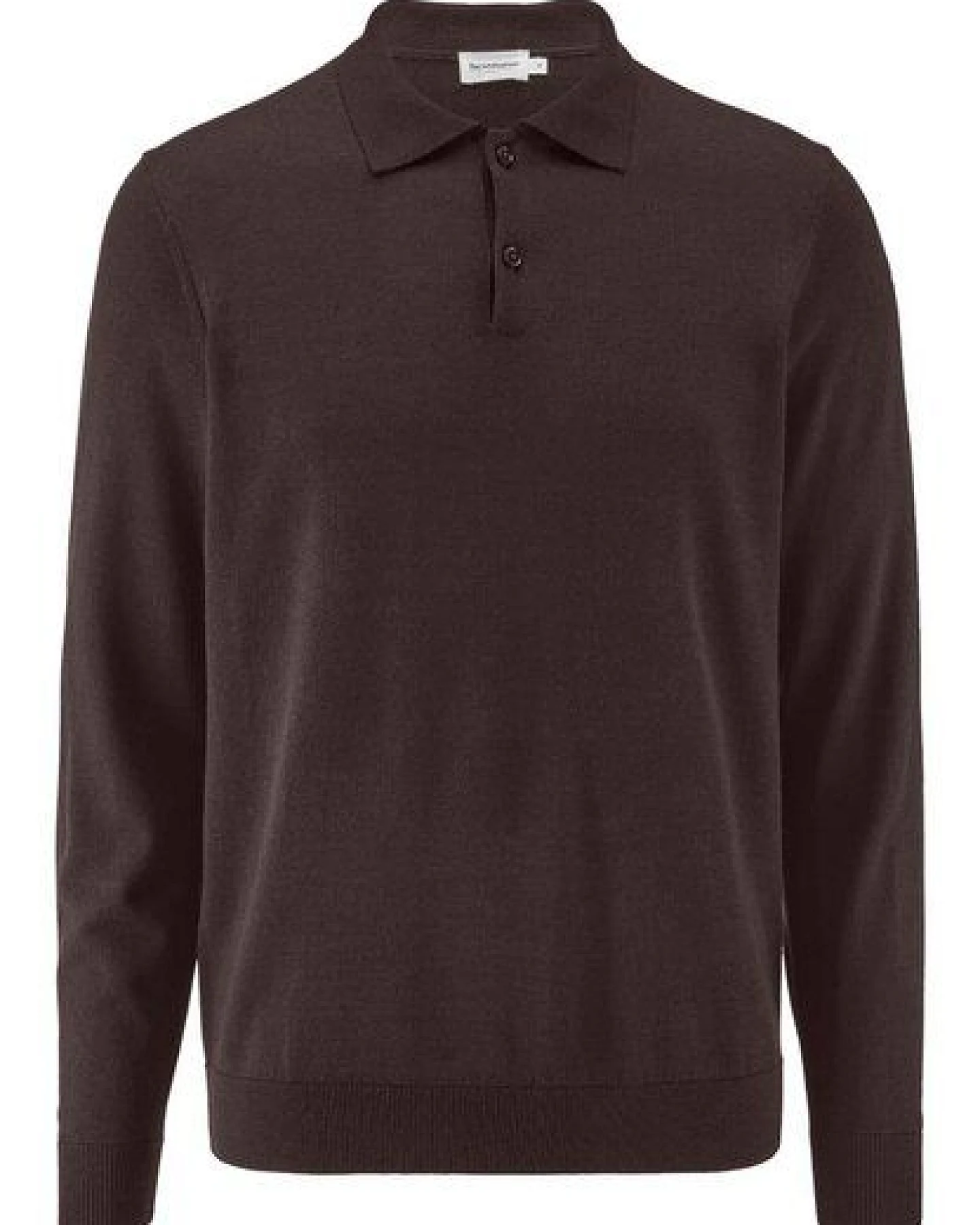 hessnatur Strick Polo Regular aus reiner Bio-Merinowolle – Ansicht 3