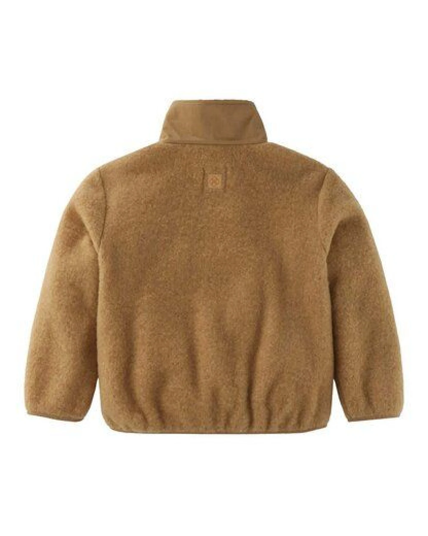 hessnatur Wollfleecejacke Regular mit Patch aus reiner Schurwolle – Ansicht 4