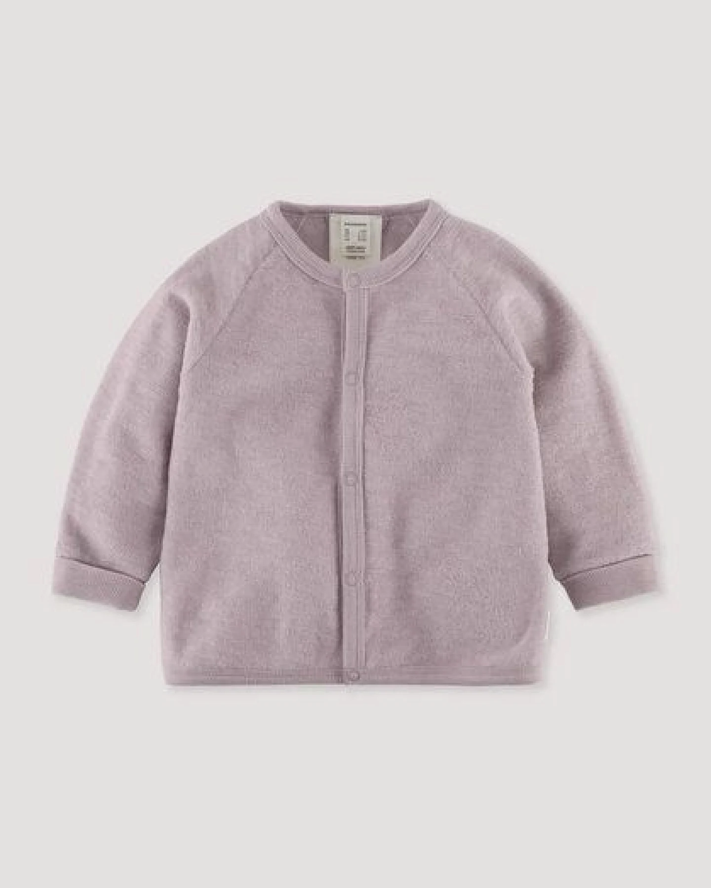 hessnatur Wollfrottee Jacke aus reiner Bio-Merinowolle – Ansicht 2