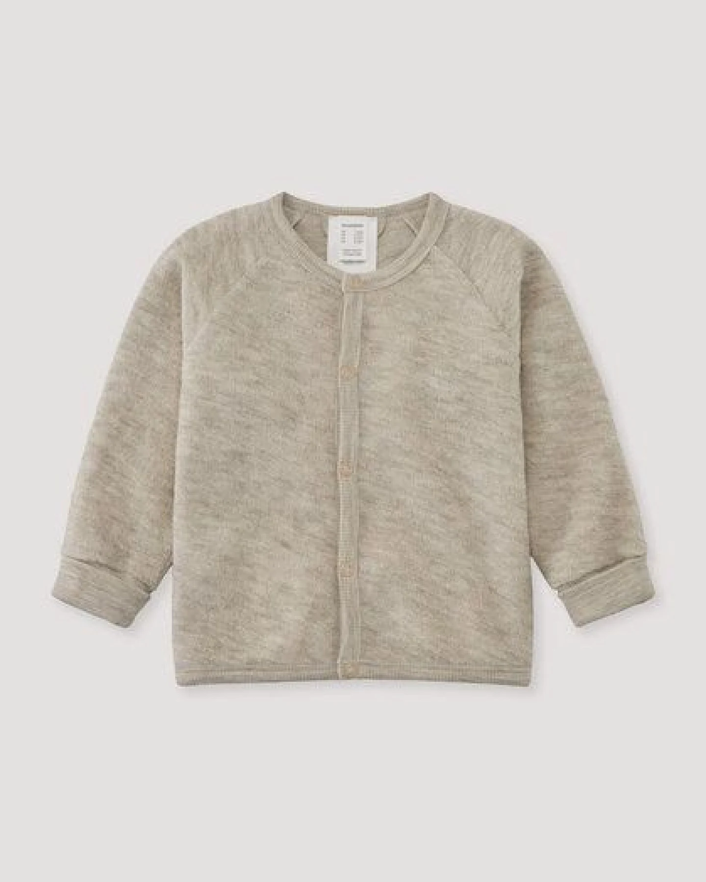 hessnatur Wollfrottee Jacke aus reiner Bio-Merinowolle – Ansicht 3