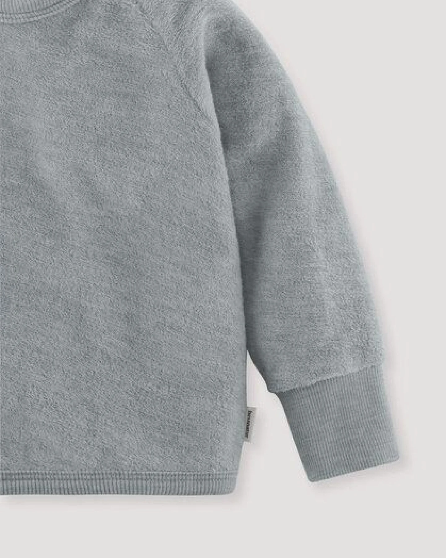 hessnatur Wollfrottee Sweatshirt Raglan aus reiner Bio-Merinowolle – Ansicht 4
