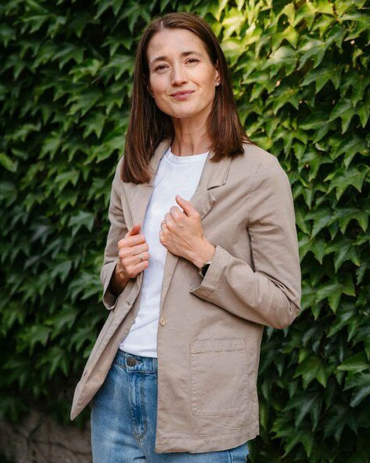 Vresh Clothing Vrieda - Blazer aus Biobaumwoll-Mix – Ansicht 2