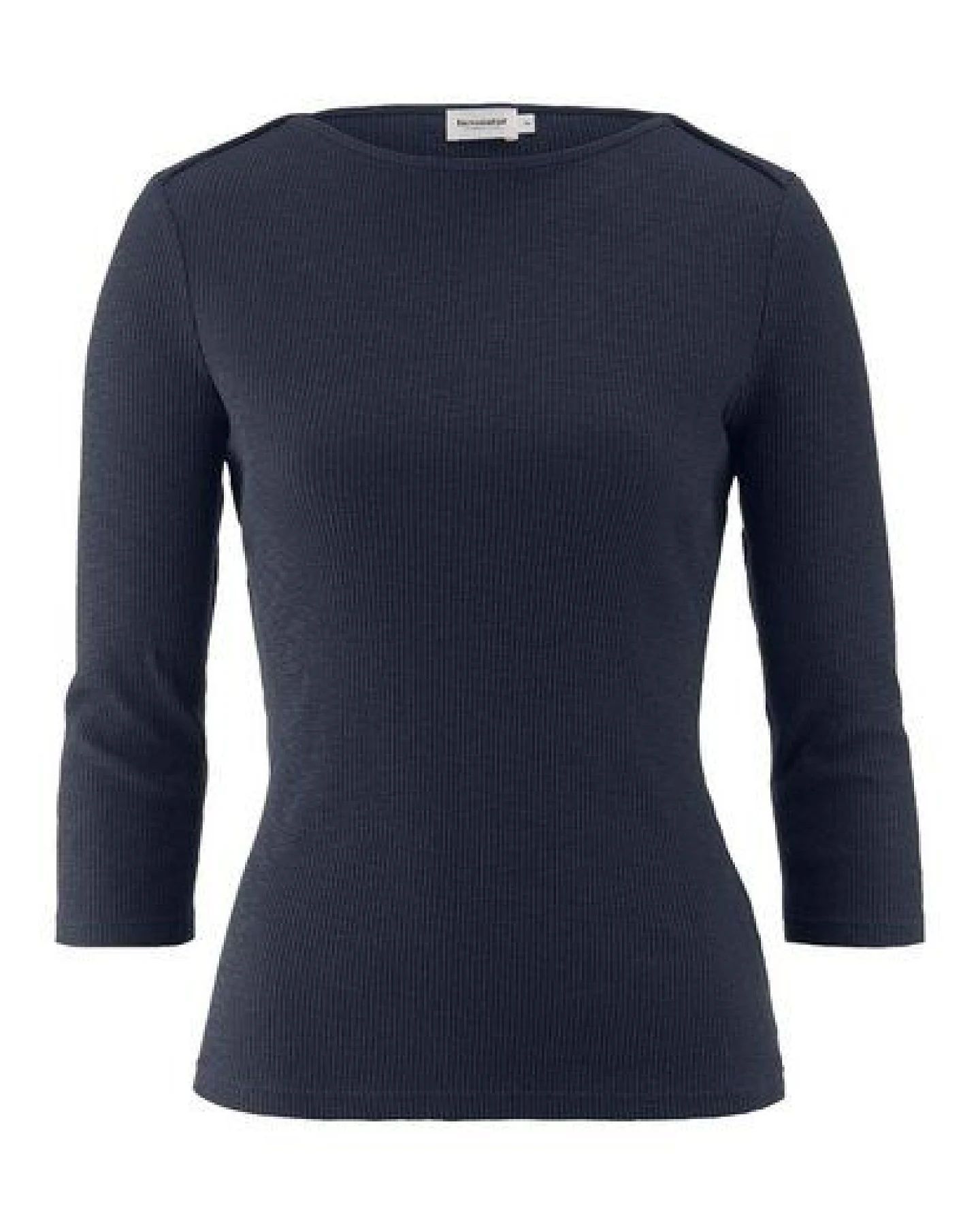 hessnatur Boatneck Shirt Slim aus Bio-Baumwolle – Ansicht 3