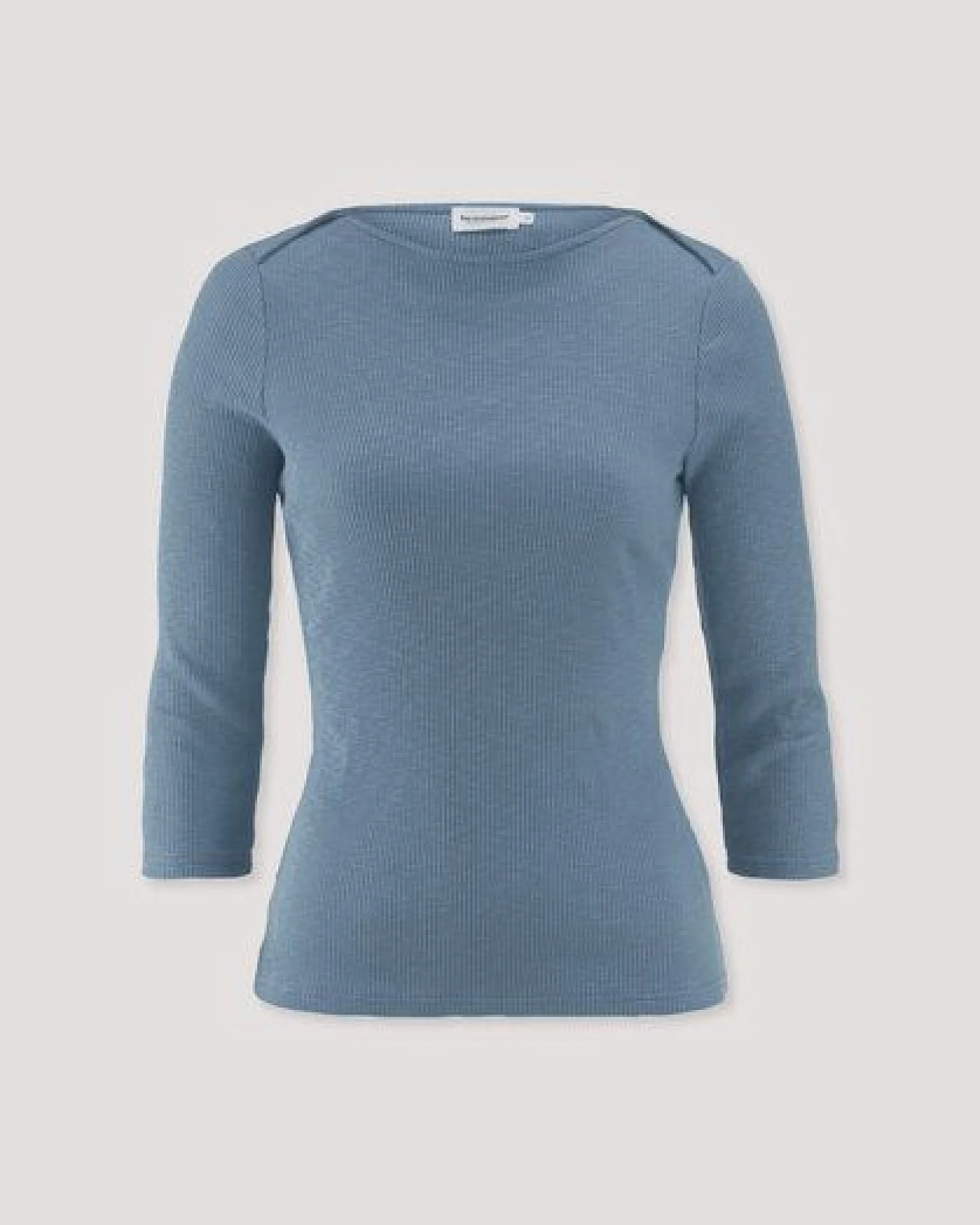 hessnatur Boatneck Shirt Slim aus Bio-Baumwolle – Ansicht 4