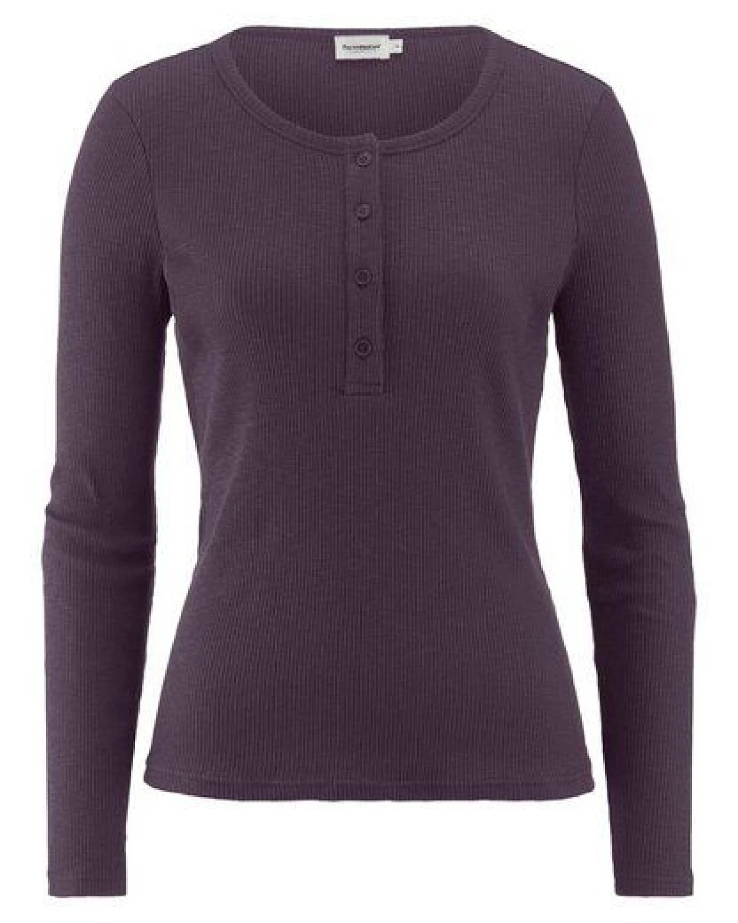 hessnatur Longsleeve Henley Slim aus Bio-Baumwolle – Ansicht 3