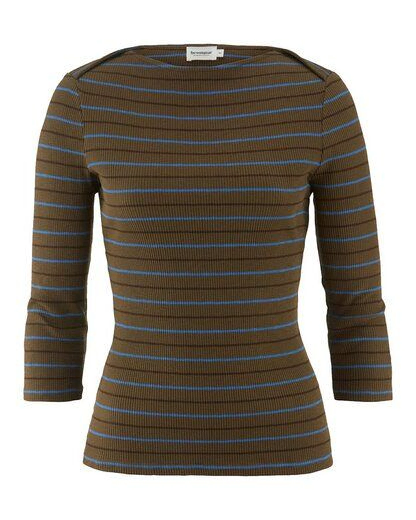 hessnatur Slubrib Streifen Longsleeve Slim aus Bio-Baumwolle – Ansicht 3