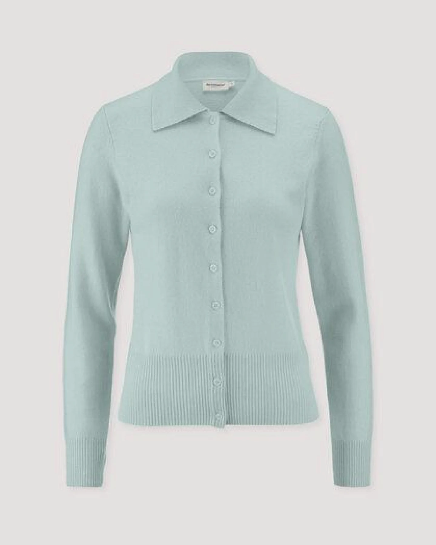 hessnatur Strickjacke Regular aus Schurwolle mit Cashmere – Ansicht 4