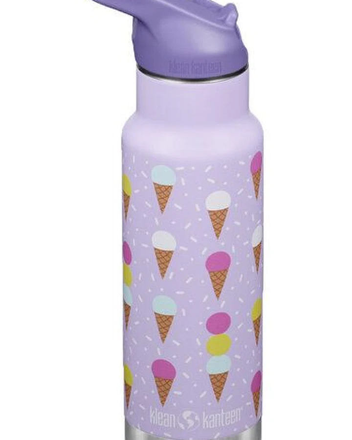 Klean Kanteen Edelstahl Isolierflasche Kid Classic 355ml Flip Sport Cap