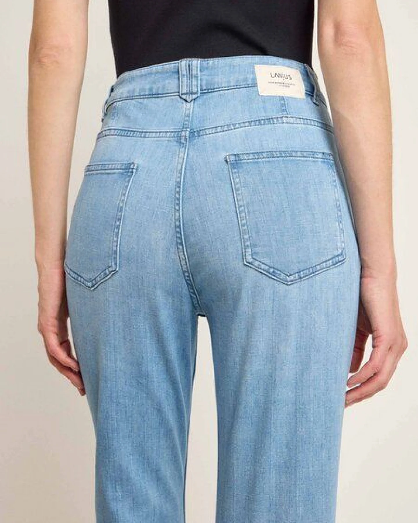 LANIUS Flared Jeans aus Bio-Baumwolle – Ansicht 3