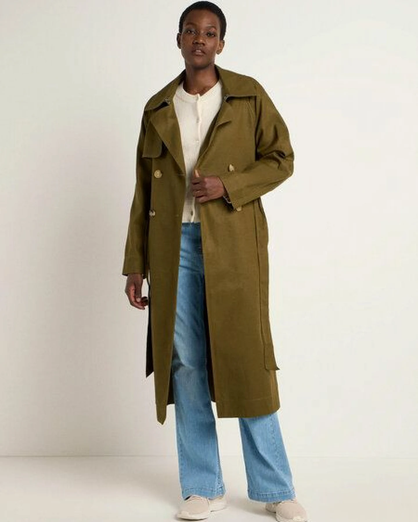 LANIUS Trenchcoat aus TENCEL Lyocell und Bio-Baumwolle – Ansicht 2