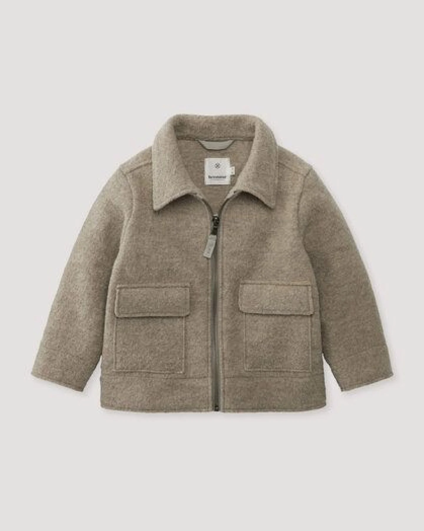 hessnatur Walkjacke aus reiner Bio-Merinowolle – Ansicht 2
