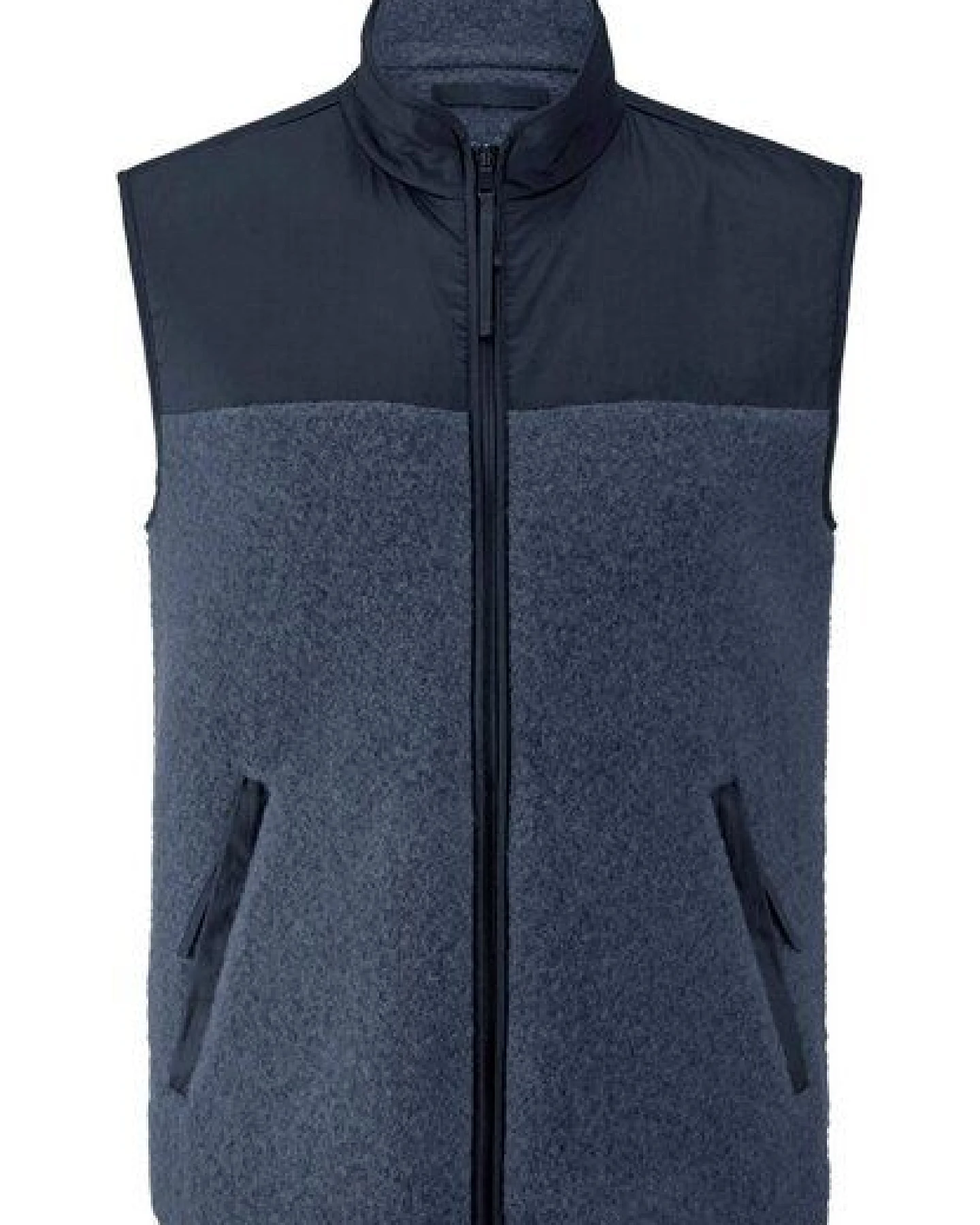hessnatur Wollfleece Weste Patched Regular aus reiner Bio-Merinowolle – Ansicht 3