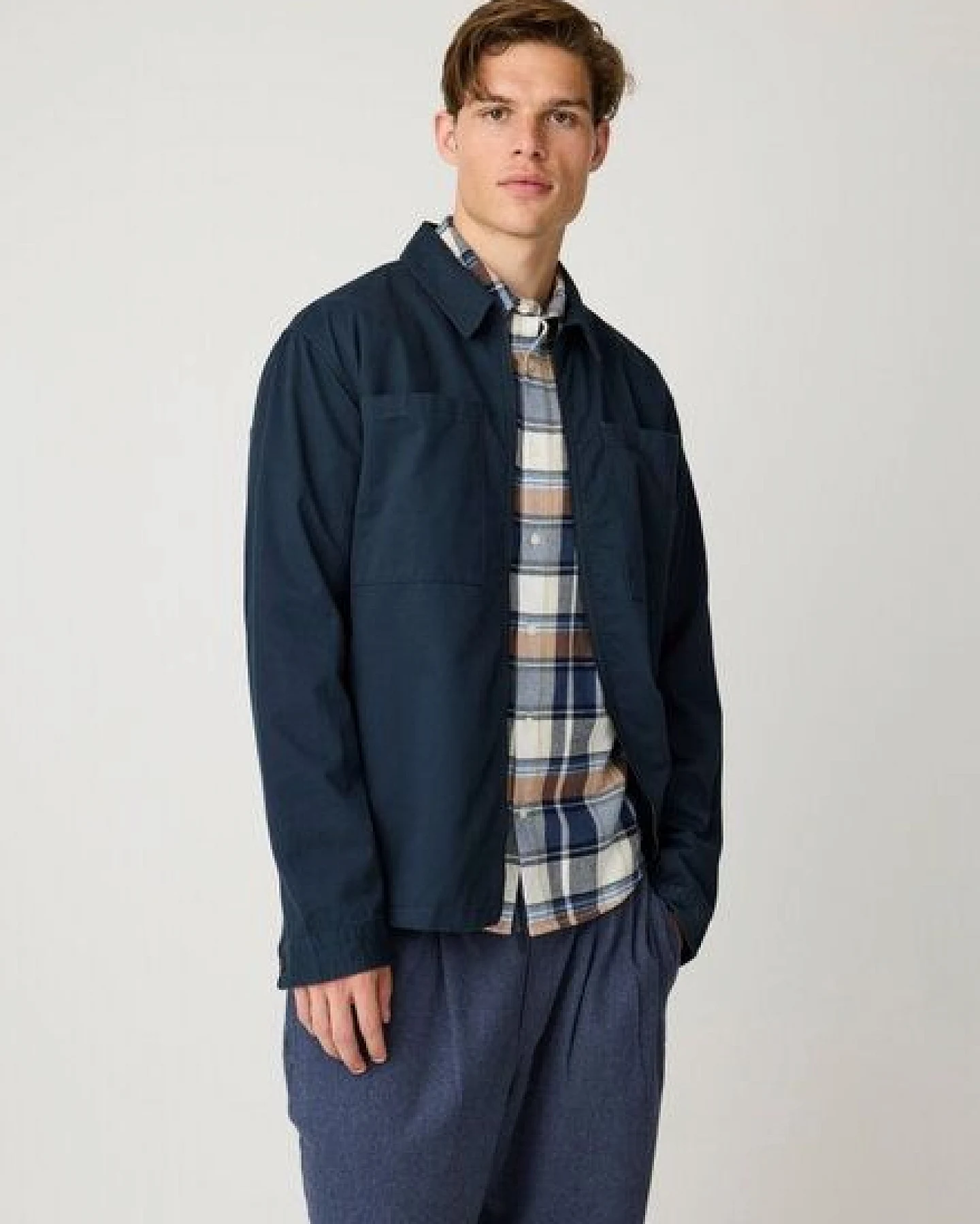 KnowledgeCotton Apparel Kariertes Hemd CHECKERED SHIRT Flanell aus Bio-Baumwolle – Ansicht 3