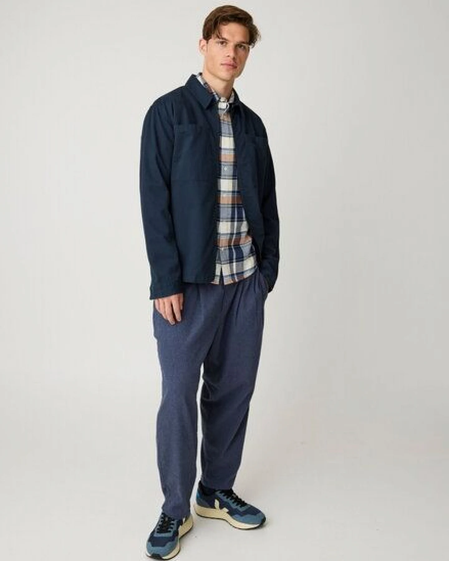 KnowledgeCotton Apparel Kariertes Hemd CHECKERED SHIRT Flanell aus Bio-Baumwolle – Ansicht 4