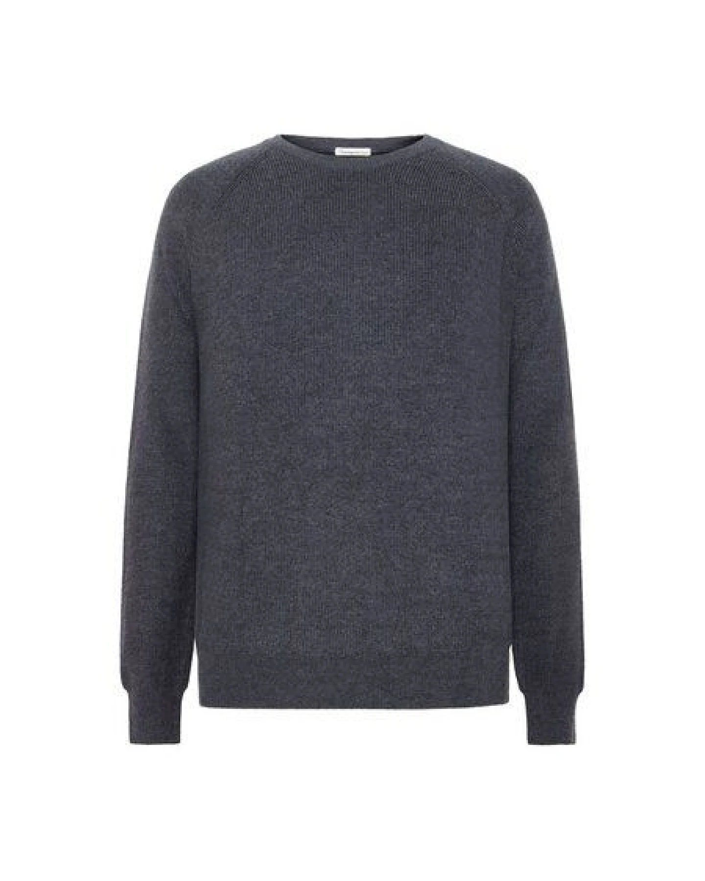 KnowledgeCotton Apparel Rundhalsausschnitt-Pullover aus Bio-Merinowolle – Ansicht 2