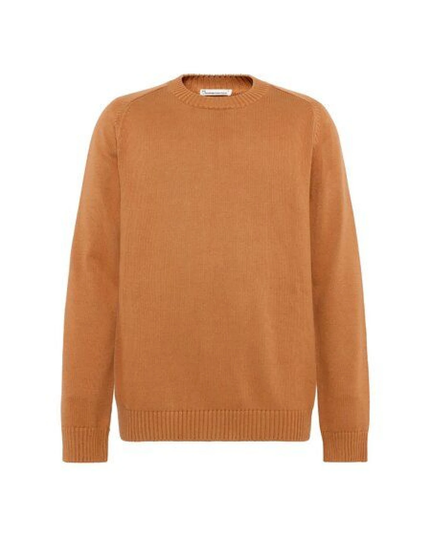 KnowledgeCotton Apparel Strickpullover CREW NECK aus Bio-Baumwolle – Ansicht 3