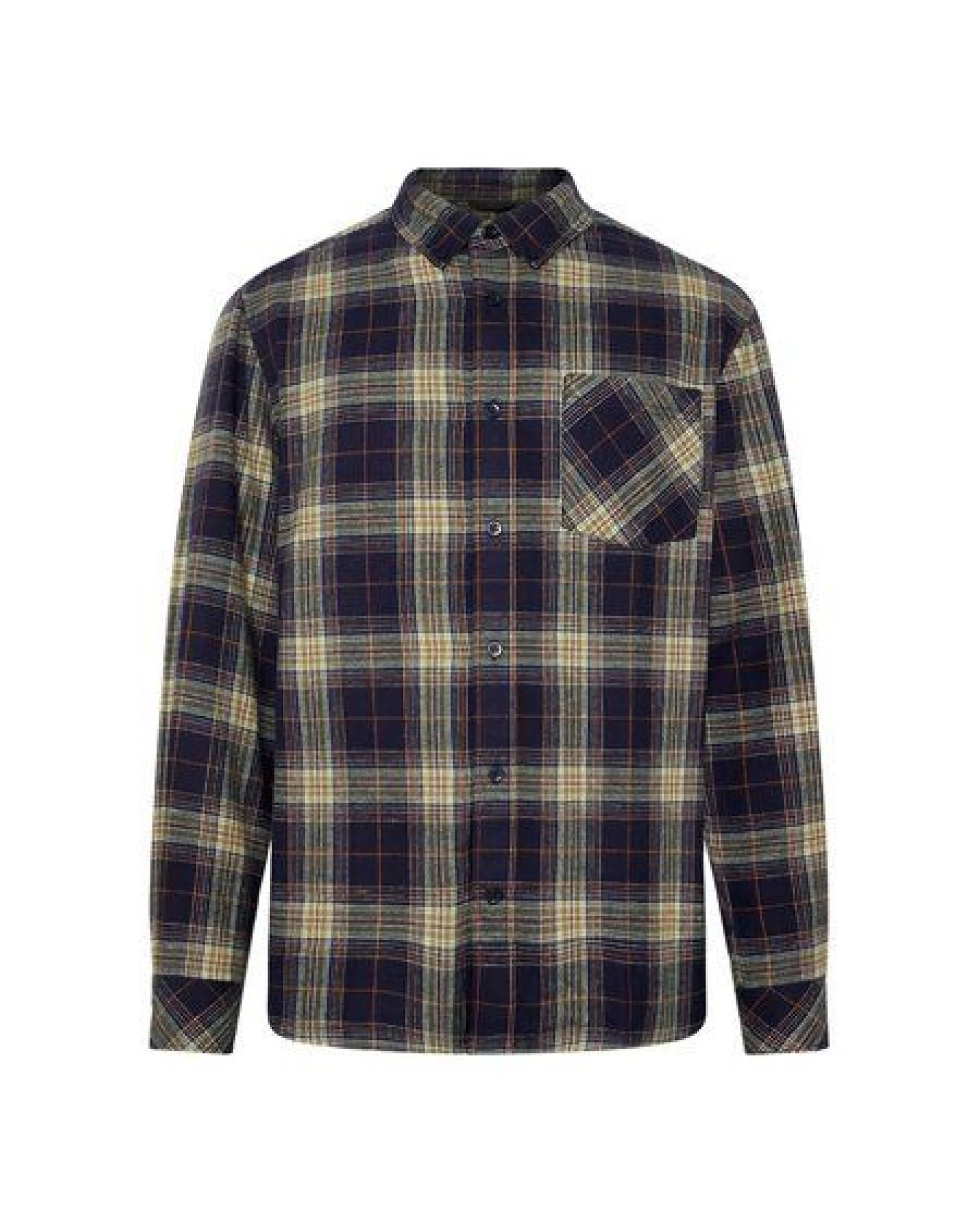 KnowledgeCotton Apparel Klassisches Flanellhemd DUNE mit Karomuster aus Bio-Baumwolle – Ansicht 3