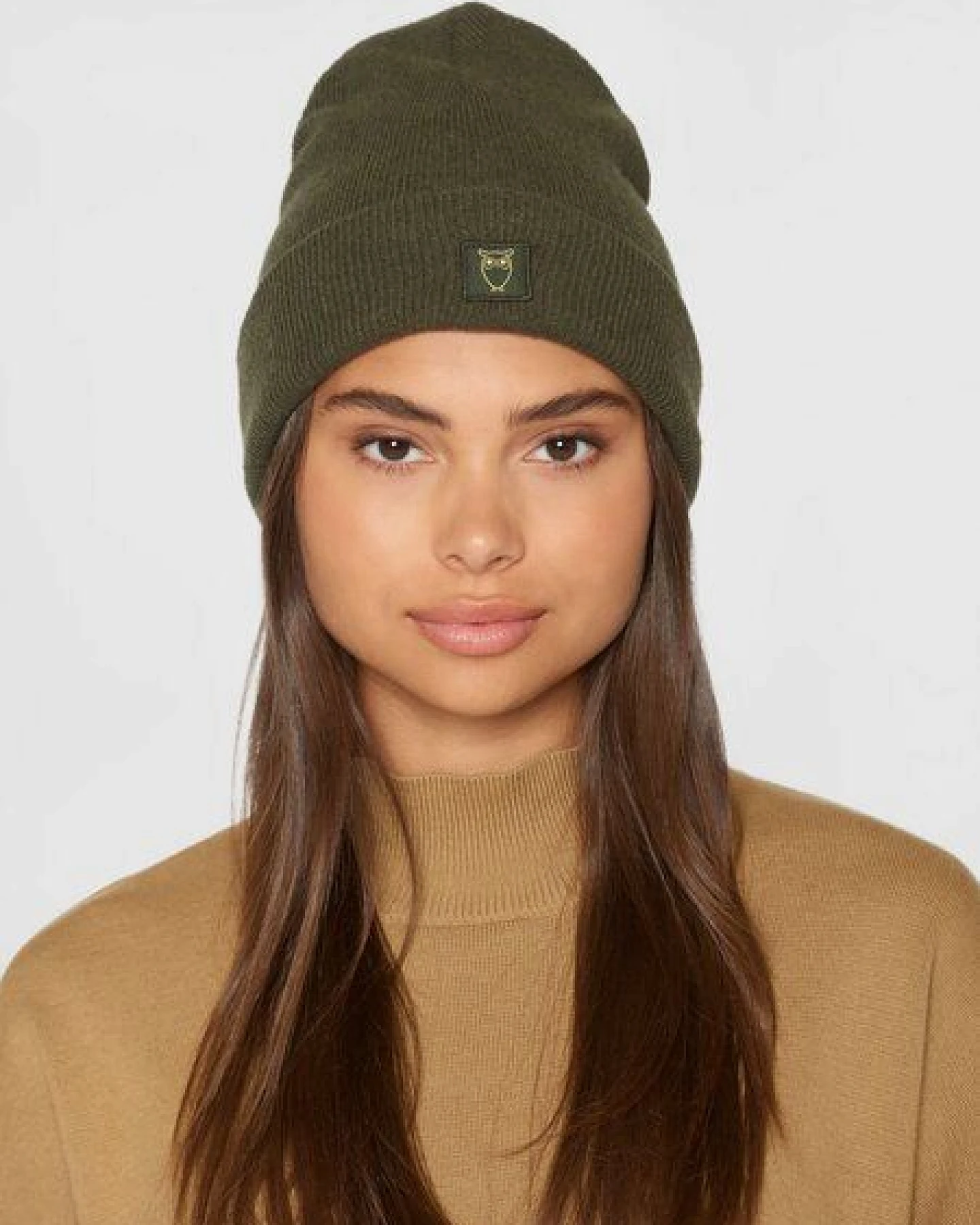 KnowledgeCotton Apparel Mütze - LEAF Beanie organic wool - GOTS – Ansicht 3