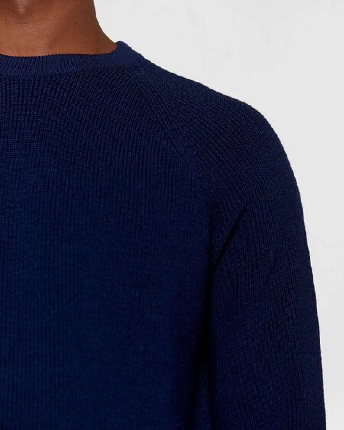 KnowledgeCotton Apparel Rundhalsausschnitt-Pullover aus Bio-Merinowolle – Ansicht 4