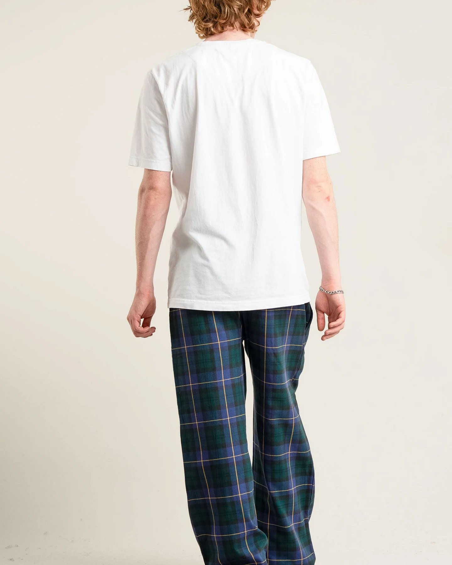 KOMODO Herren vegan Pyjamahose Jim Jam Black Watch – Ansicht 2