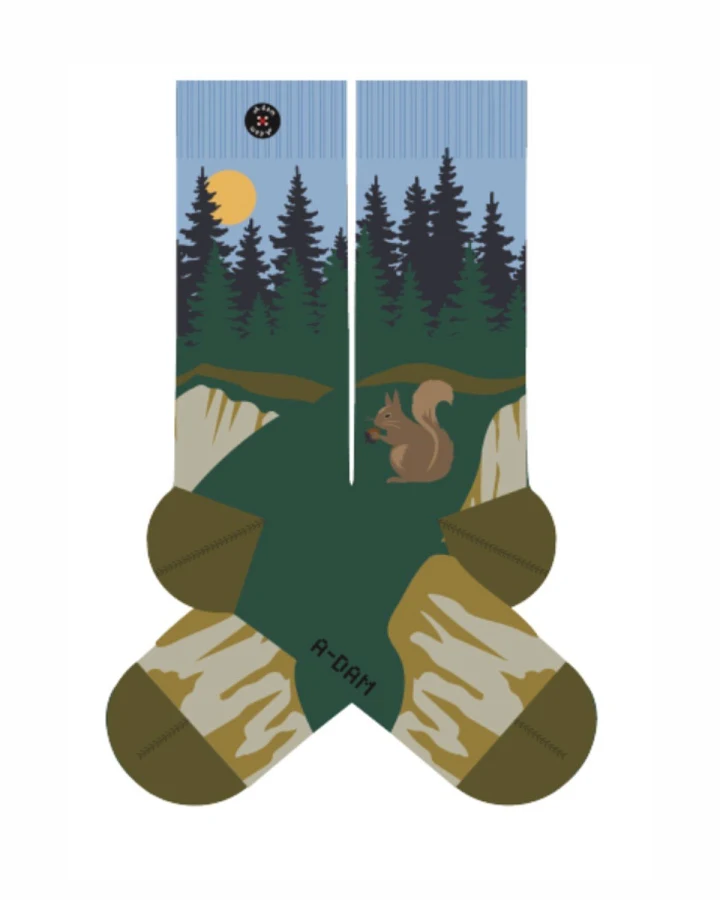 Socken Casual Squirrel Grün