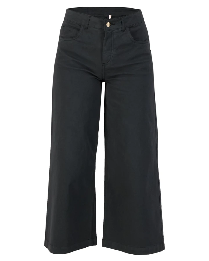 logo high waist culotte